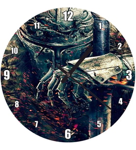 Cakatablo  Dark Souls 2 Savaşçı Şövalye Duvar Saati