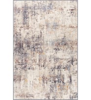 Eliana Home Baskılı, Yıkanabilir Kaymaz Taban Salon Halısı LNA1798 100x150 cm (Bej)