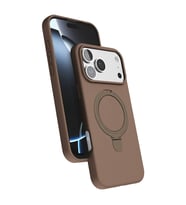 Apple İphone 17 Pro Max Regal Magsafe Standlı Kapak - Çöl Titanyum