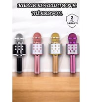 Şarjlı Uzun Pil Ömürlü Karaoke Mikrofon Usb Bellek Destekli, Profesyonel Ses