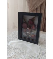 10x15 cm Gül Anı Çerçevesi! Ledsiz! Gül Anı Çerçevesi-HKM Ticaret