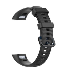 Microsonic Huawei Honor Band 5 Kordon, Silicone Sport Band Siyah