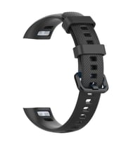 Microsonic Huawei Honor Band 5 Kordon, Silicone Sport Band Siyah