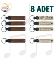 A Kahve & Sütlü Kahve, Biyoloji Öğretmeninden Sınıfına Anı, 8’li Set, Kişiye Özgü Mesajlı Hediyelik