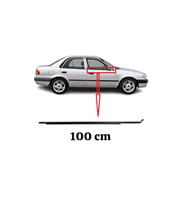 Corolla Ae111 Cam Çıtası Sıyırıcı Fitili Ön Sağ Kapı 1998-1999-2000-2001 Modeller