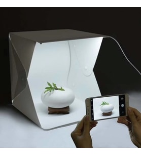 Ürün Çekim Çadırı Mini Fon Fotoğraf Stüdyosu Ledli Işık Perdesi