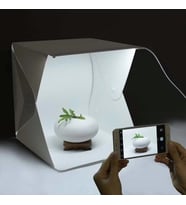 Ürün Çekim Çadırı Mini Fon Fotoğraf Stüdyosu Ledli Işık Perdesi