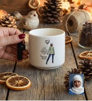 Kişiye Özel Karikatürlü Cute But Capricorn Oğlak Burcu T Kupa Doğum Günü Hediyesi