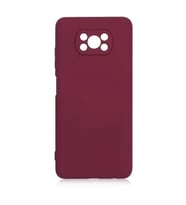 Xiaomi Poco X3 Kılıf Özel Orijinal Lansman Serisi, İçi Kadife, Pürüzsüz Yumuşak ve Mat TPU Silikon (Koyu Mor)