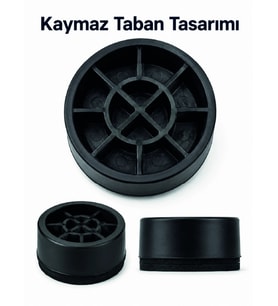 4 Adet Kaymaz Çamaşır Makinesi Ayak Altlığı