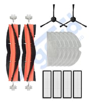 Dreame F9 - Z10 Pro Uyumlu 2 Ana Fırça 2 Yan Fırça 4 Filtre 6 Mop PKT-iasgf0001122