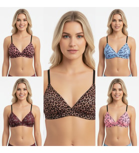 Kadın Balensiz Desteksiz Üçgen Bralet 5 Renk 5'li Paket Sütyen BB2127