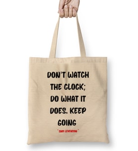 Motivational Quotes Sayings - Entrepreneurs İnspiration Success Work Gifts Bez Çanta Uzun Saplı