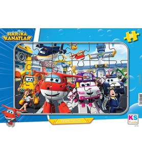 Ks Games 24 Parça Harika Kanatlar Frame Puzzle