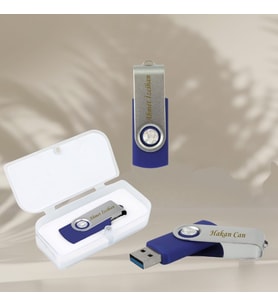KİŞİYE ÖZEL 32 GB MAVİ  FLAŞ BELLEK 2.0