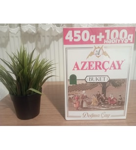 Azerçay Buket Siyah Doğal Çay 450 gr +100 gr = 550 gr (Product Of Azerbaijan)