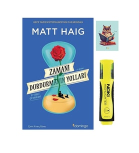 Zamanı Durdurmanın Yolları 9786051980560 - Domingo - Matt Haig (FOSFORLU KALEM VE NOT DEFTERLİ) (Renksiz)