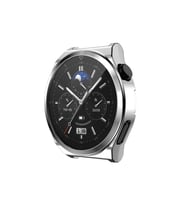 Huawei Watch GT 3 Pro 46mm Uyumlu Zore Watch Gard 02 Koruyucu Silikon (Gümüş)
