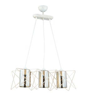 AVONNI AV-65076-3Y-KRM Krem Boyalı Modern Avize E27 Metal Cam 60x20cm