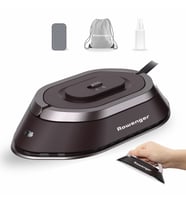 Rowenger NB301 Mini Seyahat Ütüsü Çift Voltaj Dünya Çapında Kullanıma Uygun (Kahverengi)