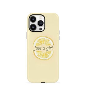 iPhone 13 Pro Vorian Çift Katmanlı Kılıf Just A Girl Lemon