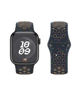 Apple Watch 42mm Uyumlu Kordon Silikon Esnek Yumuşak Delikli Spor KRD-02 Kayış