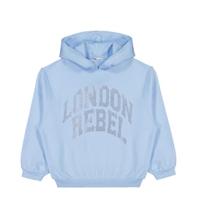Civil Girls London Rebel Nakışlı 10-13 Yaş Sweatshirt - Mavi