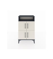 Arges Komodin Tek Raflı 4 Kapaklı 60x30x96 Antrasit-Aytaşı