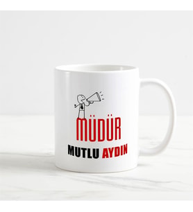 Müdür Kupa Bardak (1. Tasarım) (Beyaz)