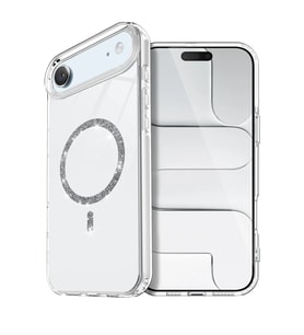 iPhone 17 Air Live Diamond Magsafe Kapak - Şeffaf