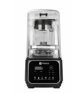 Vosco Soundproof Profesyonel Bar Blender 2 Lt - 1600W Dijital Endüstriyel Sessiz Smoothie & Buz Kırma Makinesi