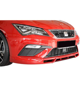 Seat Leon MK3.5 -5F (2017-2020) Rieger Style FR Uyumlu Ön Tampon Ek (Plastik)