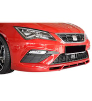 Seat Leon MK3.5 -5F (2017-2020) Rieger Style FR Uyumlu Ön Tampon Ek (Plastik)
