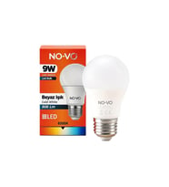 Beyaz Led Ampul - 9W - E27 Duy