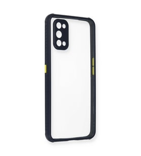 Realme 7 Pro Kılıf Miami Şeffaf Silikon - Lacivert