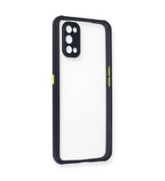 Realme 7 Pro Kılıf Miami Şeffaf Silikon - Lacivert