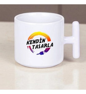 Kişiye Özel H.e.d.i.y.e Kutulu T Kulp Kupa Bardak(NOT YAZILABİLİR)