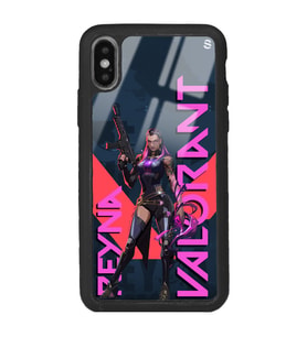iPhone Xs Valorant Reyna Tasarımlı Glossy Telefon Kılıfı