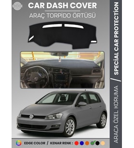 VOLKSWAGEN GOLF 7 (2013-2020) Torpido Örtüsü Ön Göğüs Koruma Tam Uyum Çatlamayı Önler