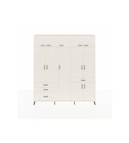 Arges Gardrop 11 Raflı 4 Çekmeceli 2 Askılı 220x30x243 Aytaşı-Aytaşı