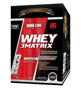 Hardline Whey 3Matrix Çilek 780 Gr (30Gr*26Adet)
