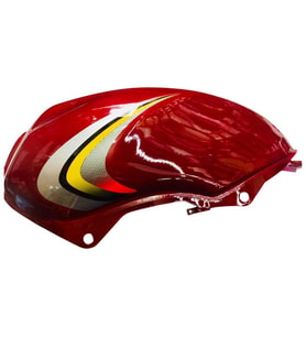 Yamaha YBR125 Benzin Deposu Bordo 2008-2009 Uyumlu