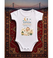 Ramazan Bayramı Özel Gün ve Bayram Temalı Bebek Body Zıbın NSR Tasarım