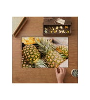 Ananas- Tropikal Meyveler Tasarımı 240 parça Ahşap Puzzle Ahşap Kutuda MP00188
