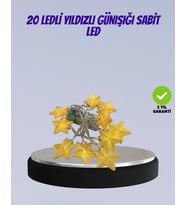 İthalat® Yıldız Figürlü Led Şerit Işık 5M İç Mekan Dekor Aydınlatma