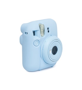 Instax Mini 12 Makine Uyumlu Mavi Koruyucu Silikon Kılıf