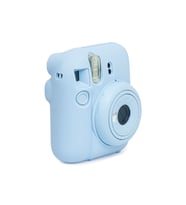 Instax Mini 12 Makine Uyumlu Mavi Koruyucu Silikon Kılıf