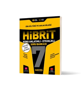 Hız Yayınları 7. Sınıf Hibrit Din Kültürü ve Ahlak Bilgisi Soru Bankası Maarif Müftedat