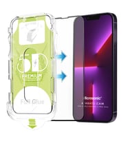 Microsonic Apple iPhone 12 Pro Max Magic Uygulama Aparatlı Tam Kapatan Ekran Koruyucu Siyah