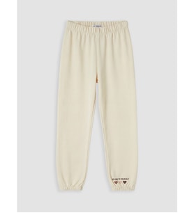 LC WAIKIKI Bej Baskılı Kız Çocuk Jogger Eşofman Altı